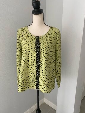 HABITAT Women polka dot button-up shirt-jacket | S